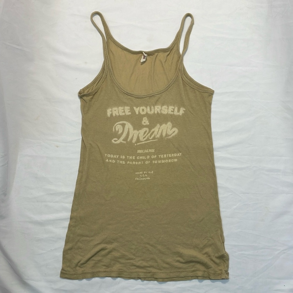 Joie size med tan tank top